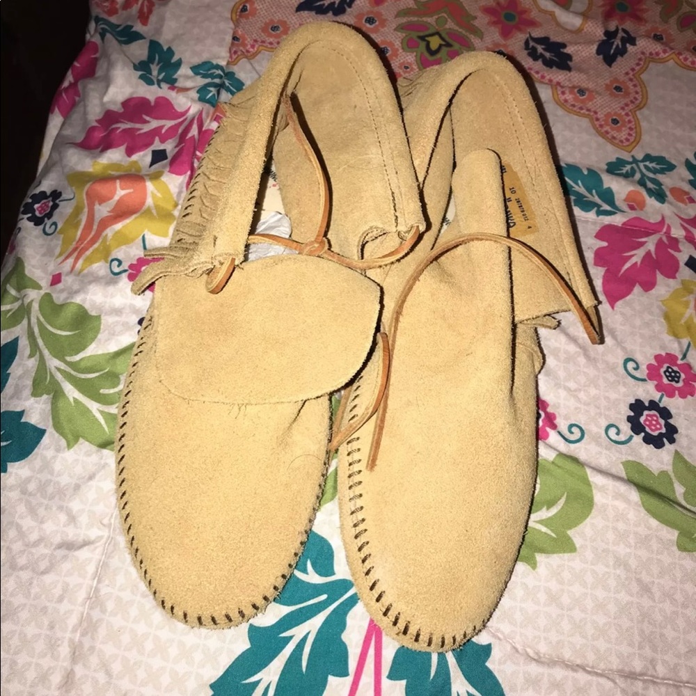 Brand new moccasins size 10